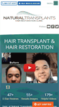 Mobile Screenshot of naturaltransplants.com
